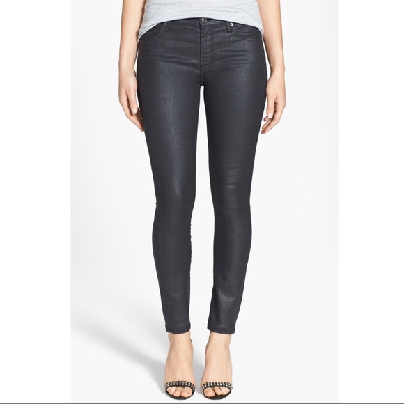 7 For All Mankind Coated Ankle Skinny Jeans (NWOT) - Picture 3 of 12